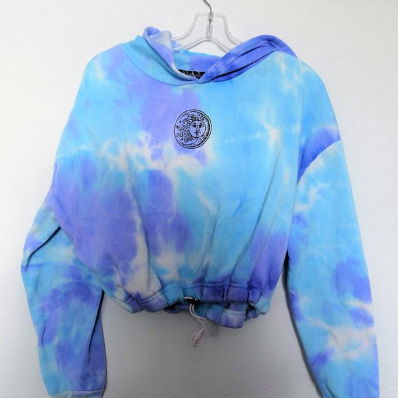 Faded Rose Tie-Dye Pullover Cinched & Cropped Astr - Picture 6 of 15